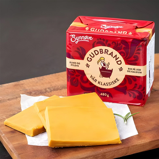 Cheese现货顺丰棕色 brown 挪威奶油奶酪Gudbrandsdalen runost