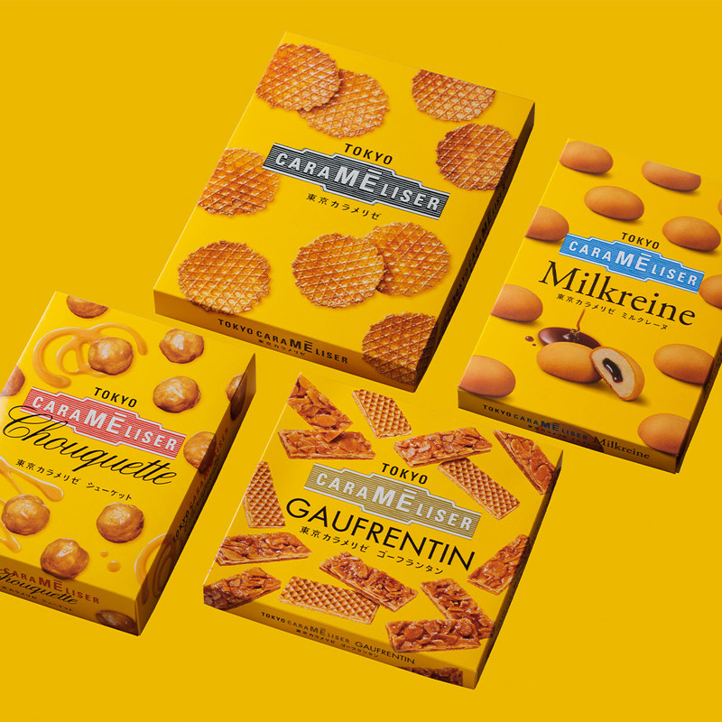 【现货】日本上野风月堂CARAMELISER焦糖杏仁威化饼干泡芙礼盒