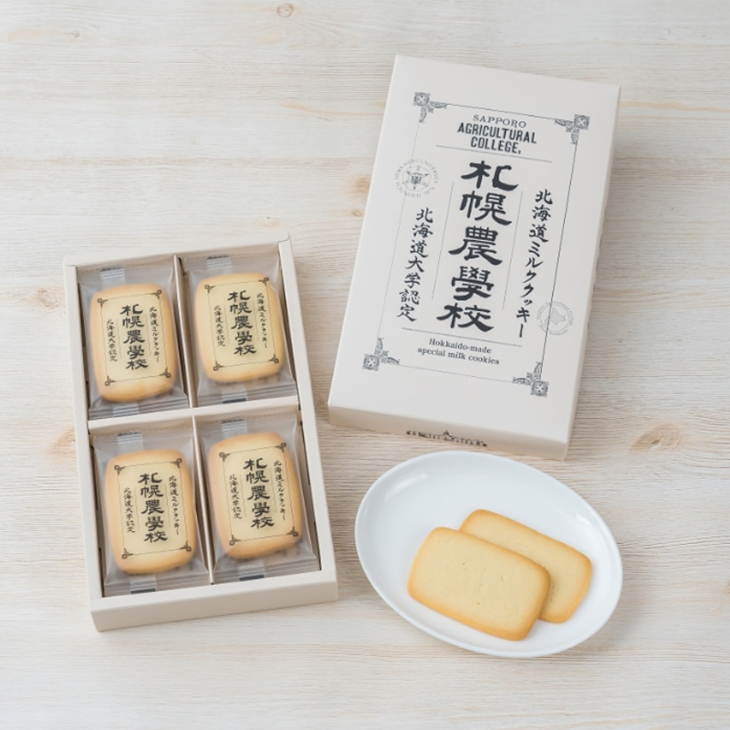 日本北海道札幌农学校牛奶饼干