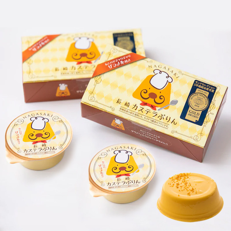 日本Maeda前田长崎卡斯提拉焦糖布丁甜品金赏网红伴手礼进口零食