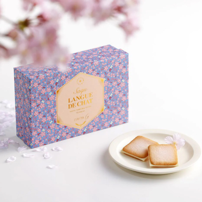 【现货】日本北海道白色恋人Saqu巧克力夹心饼干情人节礼物进口