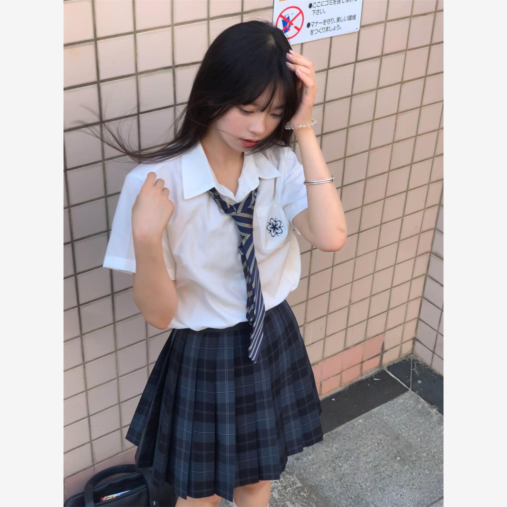 【平行线】百褶裙女jk校