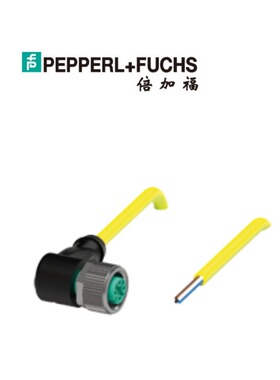 倍加福执行器线缆V1-W-YE5M-PVC-U母头连接器（456404）附件