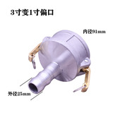 铝合金快速接头C型3寸阴端插管接头油罐车卸油口快速接头偏口接头