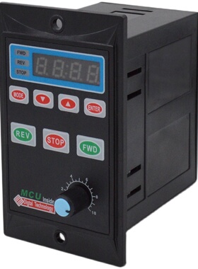 智能数显调速器交流220V6W-400W齿轮减速电机调速开关马达 正反转