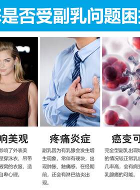 副乳消除去腋下副乳神器腋下赘肉淋巴结肿大淤堵外扩疏通专用凝胶