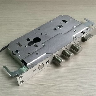 12V电磁铁离合 6068防盗门锁体5V电机离合 指纹密码 锁电子锁体