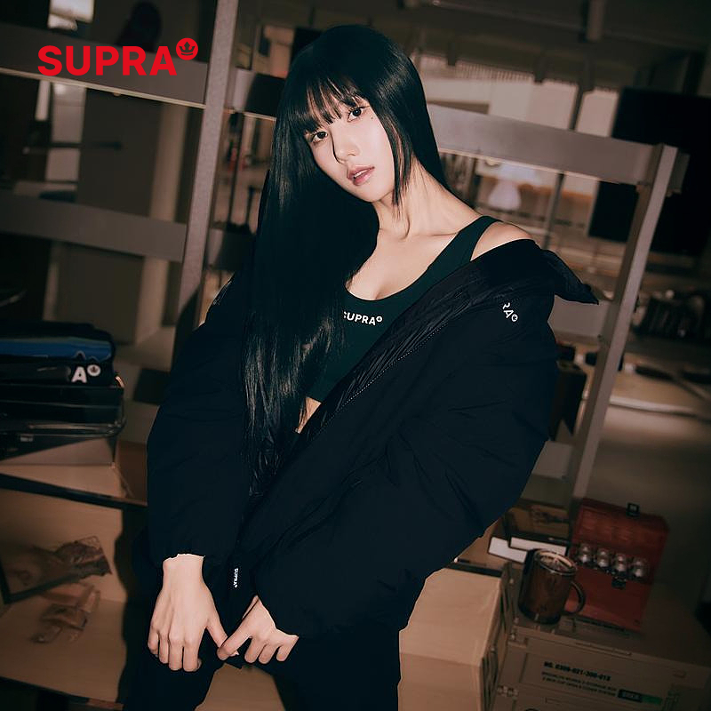 官方羽绒服Supra防风连帽