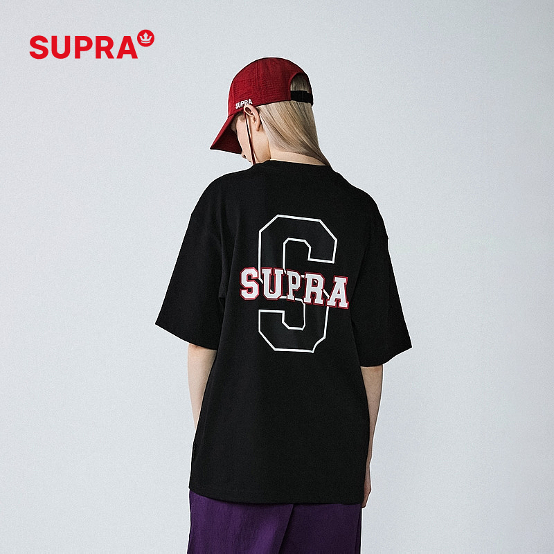 运动短袖T恤SUPRA男女同款