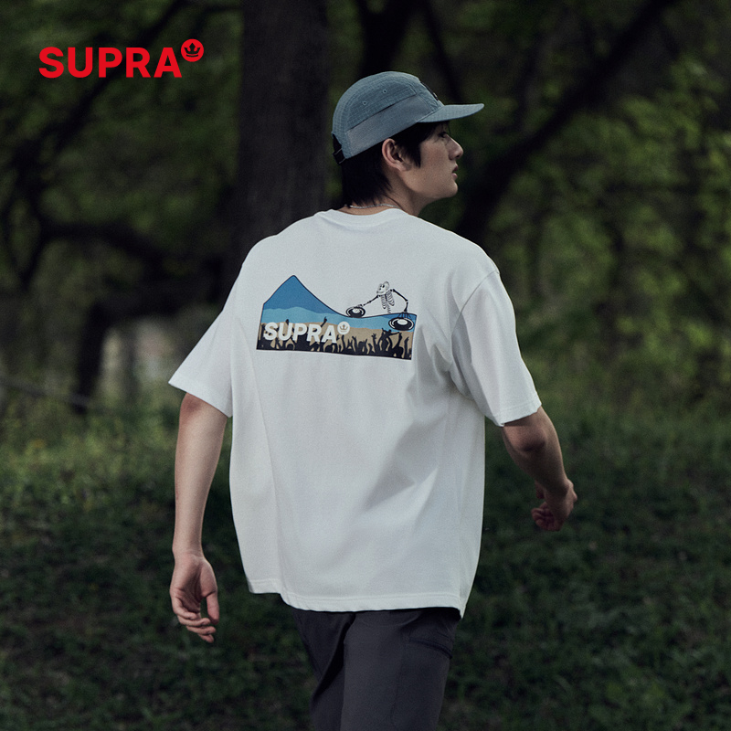 运动短袖T恤SUPRA男女同款
