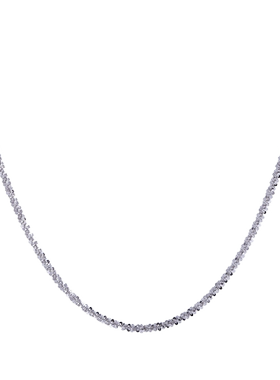 潮典S925银小众设计波光粼粼项链简约满天星菜花链冷淡风锁骨链