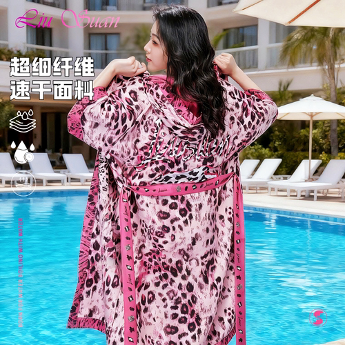 造型泡温泉女士春秋徽标游泳装