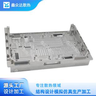 6U真空钎焊液冷壳体铝合金相变均温板散热风冷密封机箱非标制作