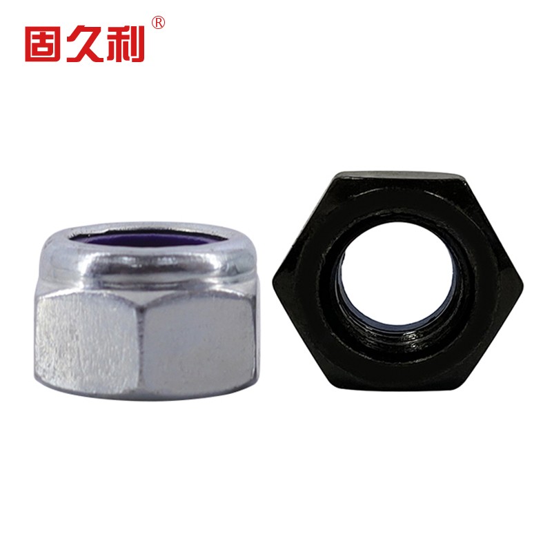 锁紧螺母尼镀蓝白锌/镀黑锌龙防松防滑罗帽M3M4M5M6M8WM10-M30