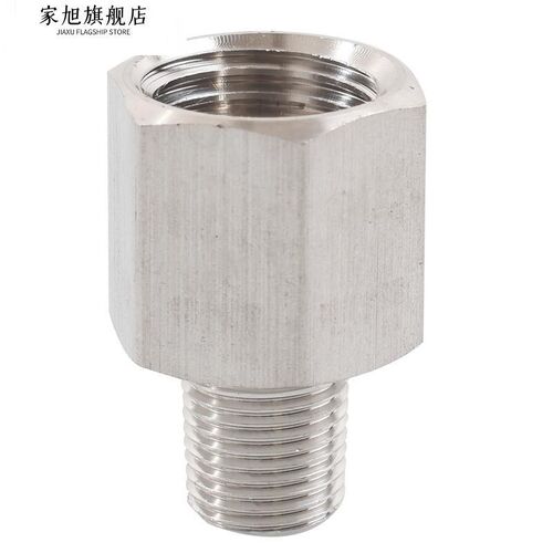 压力表304不锈钢内外丝转换接头M5M6M8M10*1M12M14M20变1/2分螺纹