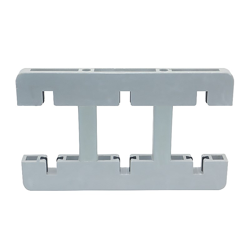 白色绝缘线夹母线框白灰色间距110三相单排双排东3A-300L仿ABB型