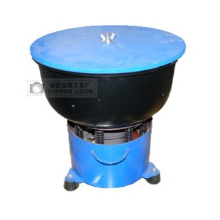 小型台式震桶玉石抛光机古钱币清洗黑橡胶家用振动研磨机直鼓斗机