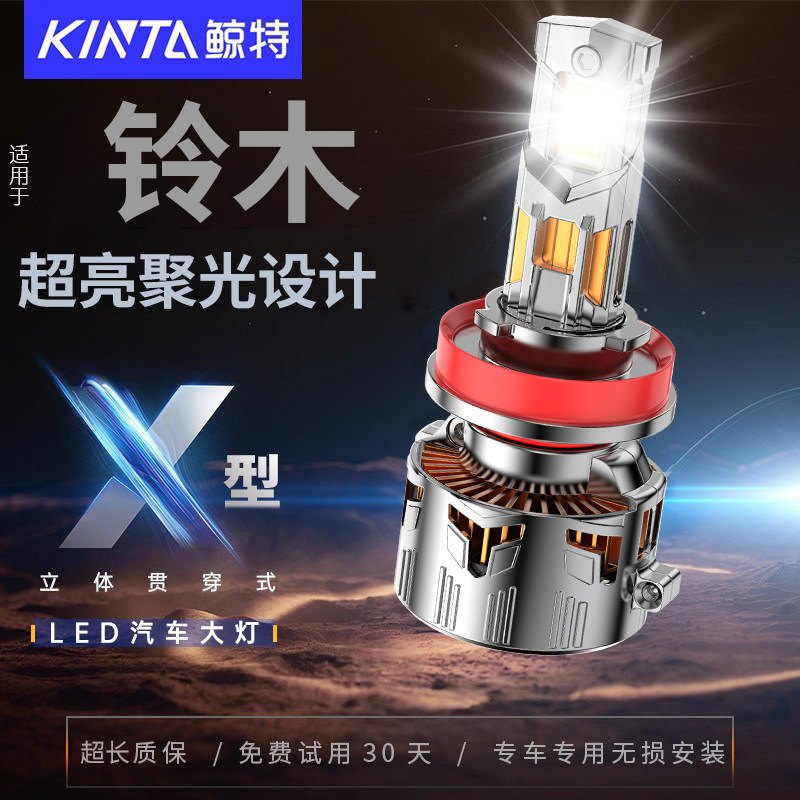 鲸特铃木专用适配LED大灯