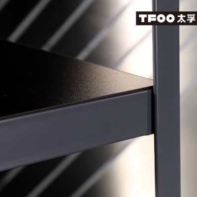 9厂销太孚 工作室小型置物架 深灰色哑光质感小货架 模型展示