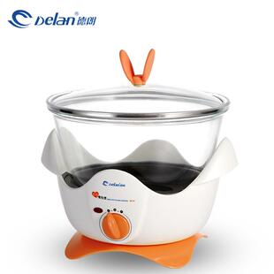 Delan/德朗 MD-02爆款电炖锅家用玻璃慢炖锅全自动煲汤锅养生锅炖