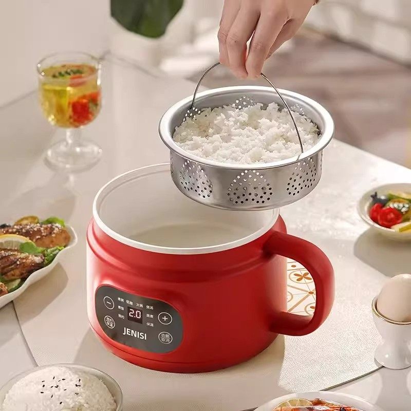 爵尼斯2L低糖陶瓷釉电饭煲多功能电煮锅家用大容量蒸煮一体泡面锅,厨房电器,电煮锅,淘宝优惠券,粉丝福利购,淘宝优惠卷