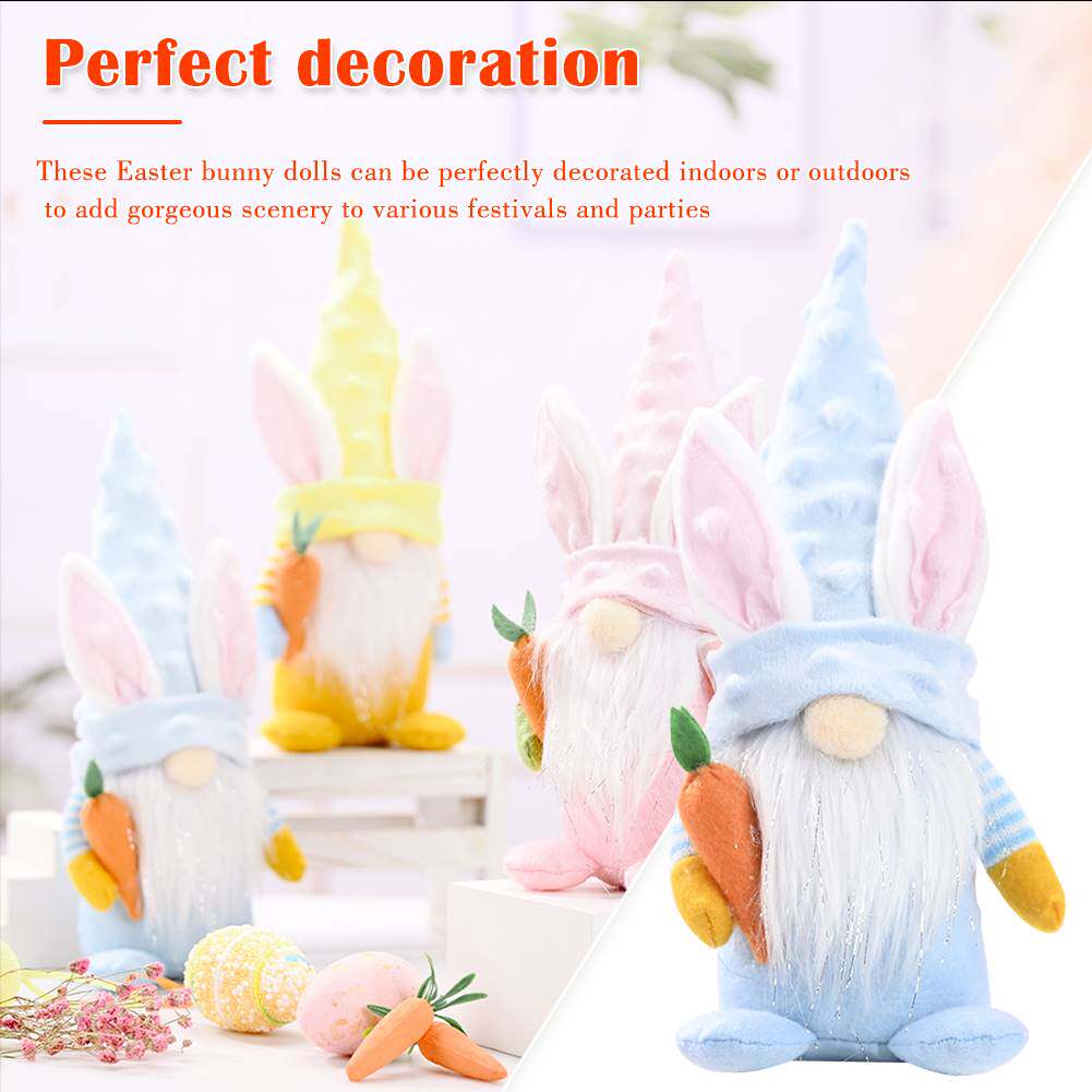 极速Easter Bunny Goblin Facelezss Doll Spring Gnomes arf Dol