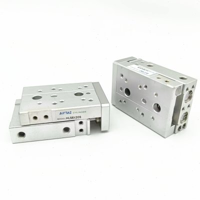 极速亚德客型HLS气动直线精密导轨滑台气缸HLSG8X10S 8X20S 8X30S