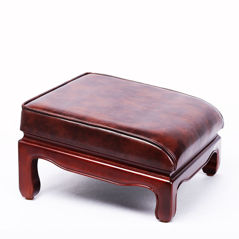 极速寺院家用拜垫跪垫实木叩w头垫子礼佛拜椅佛堂磕头垫方形皮革