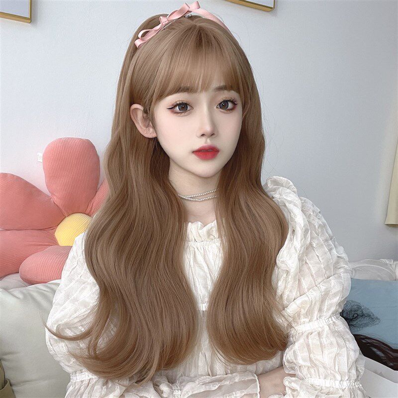 极速假发女长发【潮色蛋糕卷发型】自然仿真长卷发Q全头套时尚202