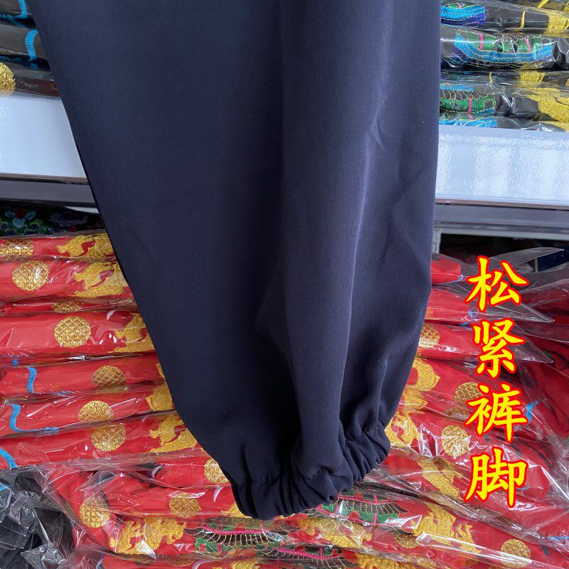 新品斜襟对襟短褂j套装长袍长褂道袍道服道士服练功服春秋厚款藏