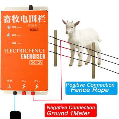 极速Solar Electric Fence Energizer Charger High VoltXage Pul
