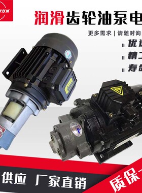 极速。CB-B6/B10/B4/B2.5齿轮泵液压G油泵电机组370W/550W润滑油