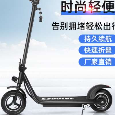 极速电动滑板车成人坐骑r折叠超轻便携式宽踏板两轮座椅小型站骑