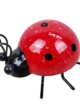 极速创意铁艺七星瓢m虫工艺品摆件办公桌电视柜装饰品摆件花园墙