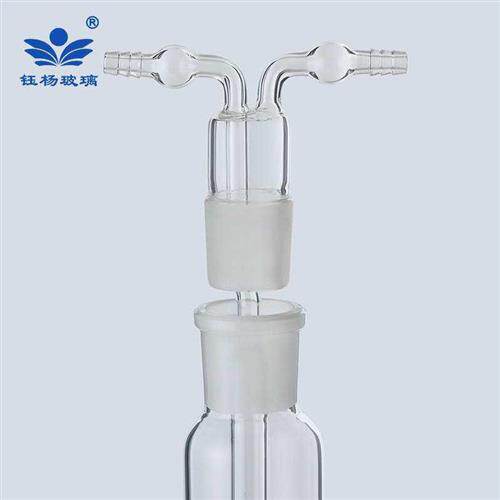 极速玻璃孟氏洗瓶加厚多孔气体洗r瓶50/100/250/500/1000/2500ml