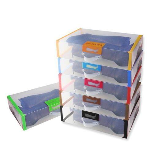 极速鞋盒防尘透明大号收纳箱w过膝盒子加长长靴长短靴男女鞋靴子