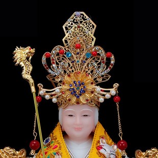 极速黑妈妈泰山奶奶m王母娘娘凤冠观音帽子神明佛像帽神像三凤帽