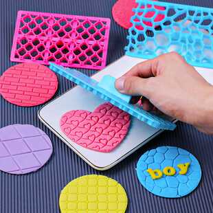 极速30 yle Fondant Embosser yFlower Cookie Cutters Biscuit M