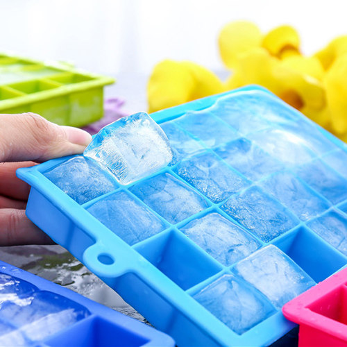 新品24 Grifd Ice Cube Mold Silicone Ice Cube Tray Square Ice