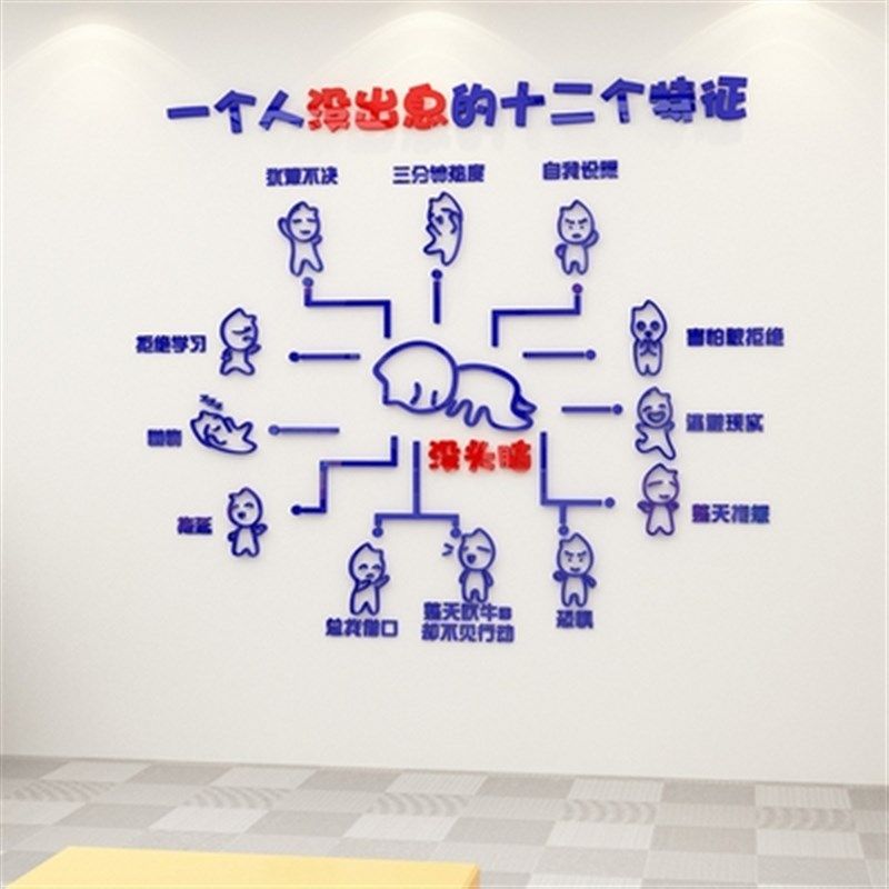 极速创意墙壁贴纸亚克力背景墙办公室装I饰激励文字励志标语墙面,家居饰品,文化墙贴,淘宝优惠券,粉丝福利购,淘宝优惠卷