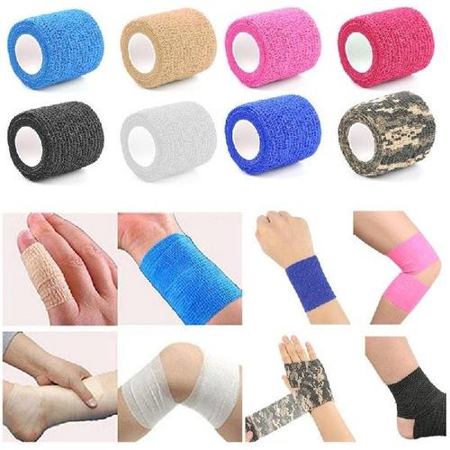 极速Self-Adhesiive Elastic Bandage Strap Bands 2.5cm*5m Firs