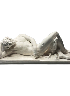 极速北欧简约复古艺术石膏像人物雕塑酒柜玄关装S饰摆件美术教具