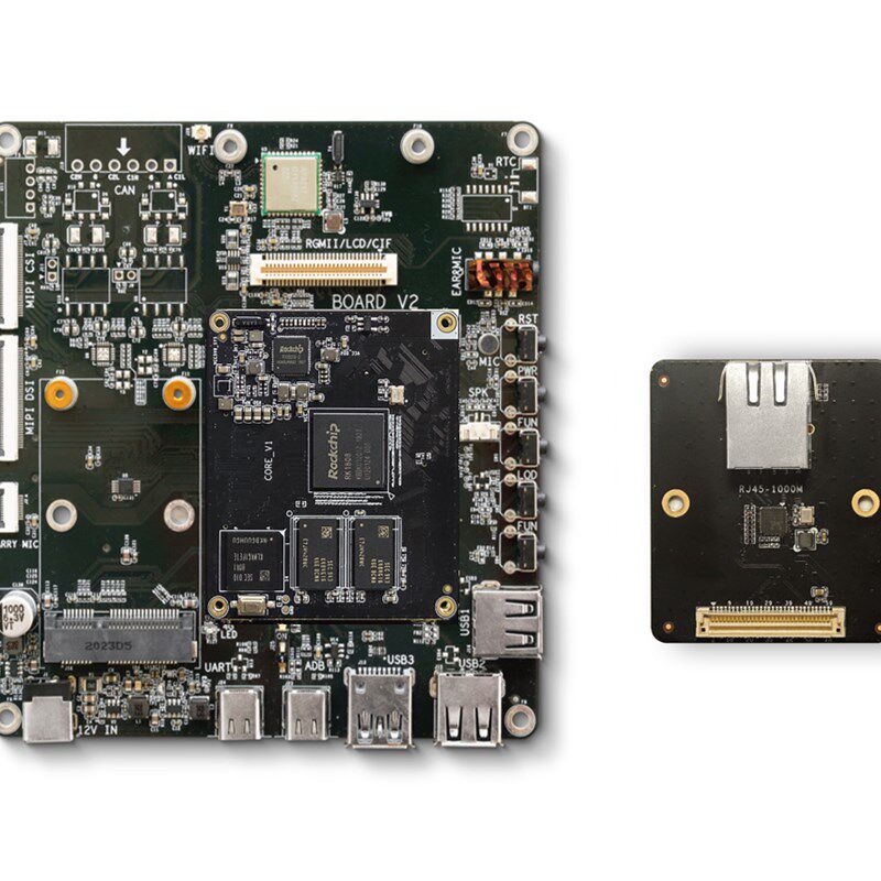 极速AIoT1808核心板 RK1808开发板主板 AI可视S化网关专用板 图像