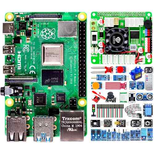 新品厂家树莓派e4B RaspberryPi4 2G 4G 8GB 开发板程式设计AI入