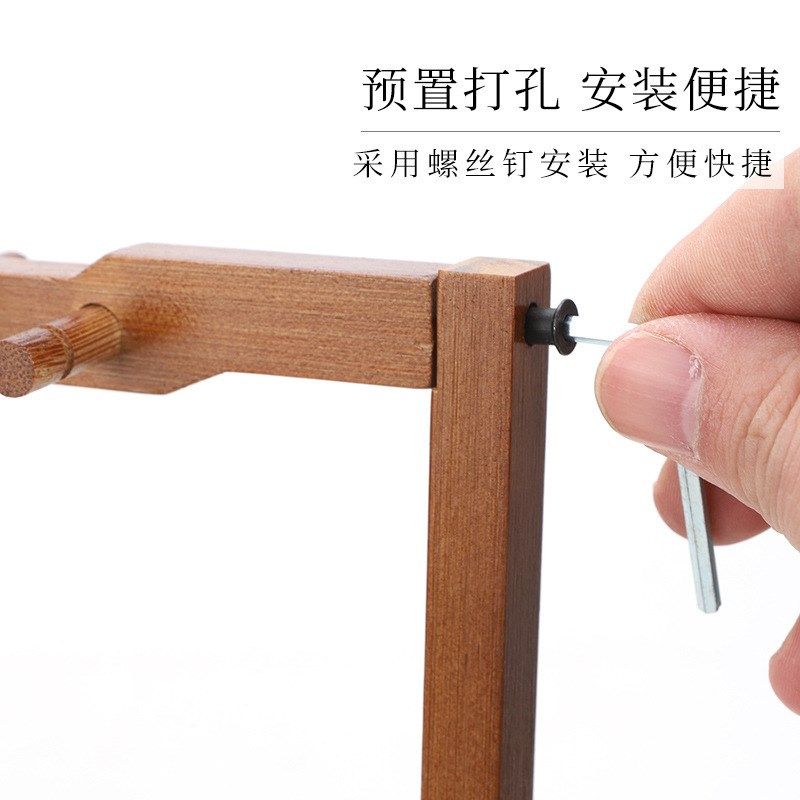 楠竹置物毛笔架笔挂实木新中式多功能简约文房四宝桌面挂10支毛笔,文具电教/文化用品/商务用品,文房四宝,淘宝优惠券,粉丝福利购,淘宝优惠卷