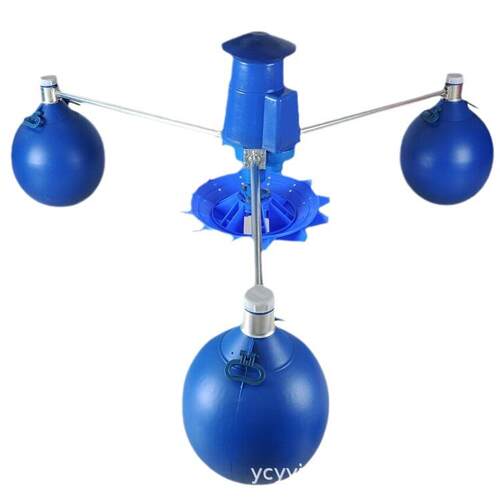 YL-2.2KW三相叶轮式虾塘增氧机 单相220V铜线电机增氧机