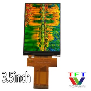3.5英寸RGB液晶显示屏工控仪表全视角320x480点阵屏topwin全彩色