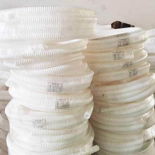 38*42四氟波纹管耐高温耐压乳白色氟塑料化工软管规格齐全可定 制