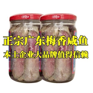 台山特产 广东梅香咸鱼 油浸马鲛 马交鱼 渔家自制 鱼香茄子煲味