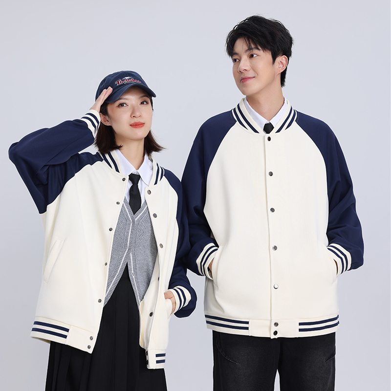 当潮马插肩棒球服舒适棉宽松卫衣男女秋冬潮情侣运动上衣MRSB090